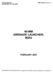 Thumbnail 40-MM Grenade Launcher, M203. manual