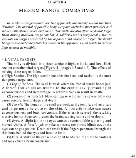 Product picture military US ARMY - Military Hand to Hand Combat Guide manual